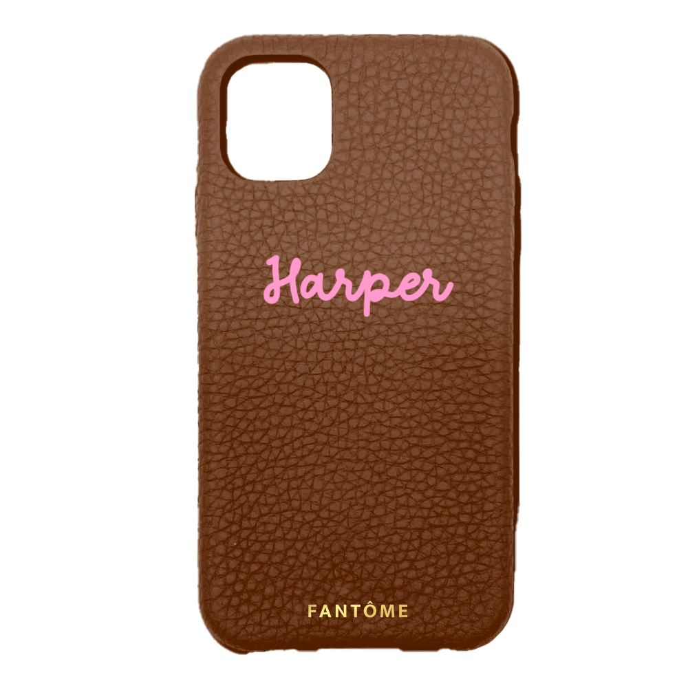 Monogram Leather iPhone case