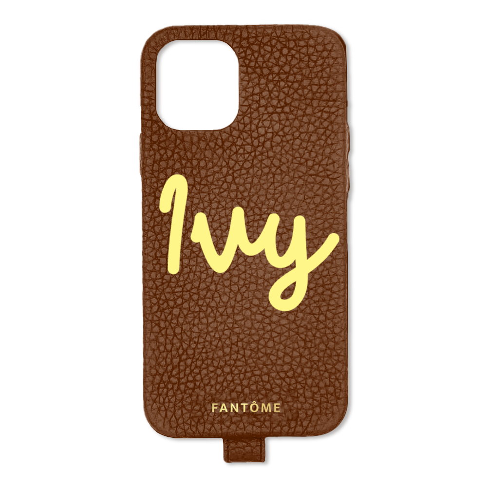 Monogram Leather Loop iPhone case