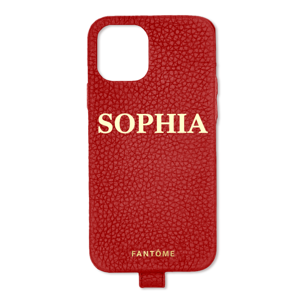 Monogram Leather Loop iPhone case