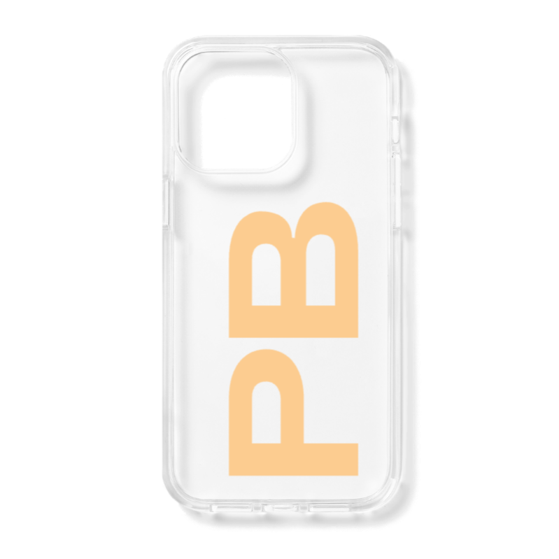 Monogram Clear iPhone case