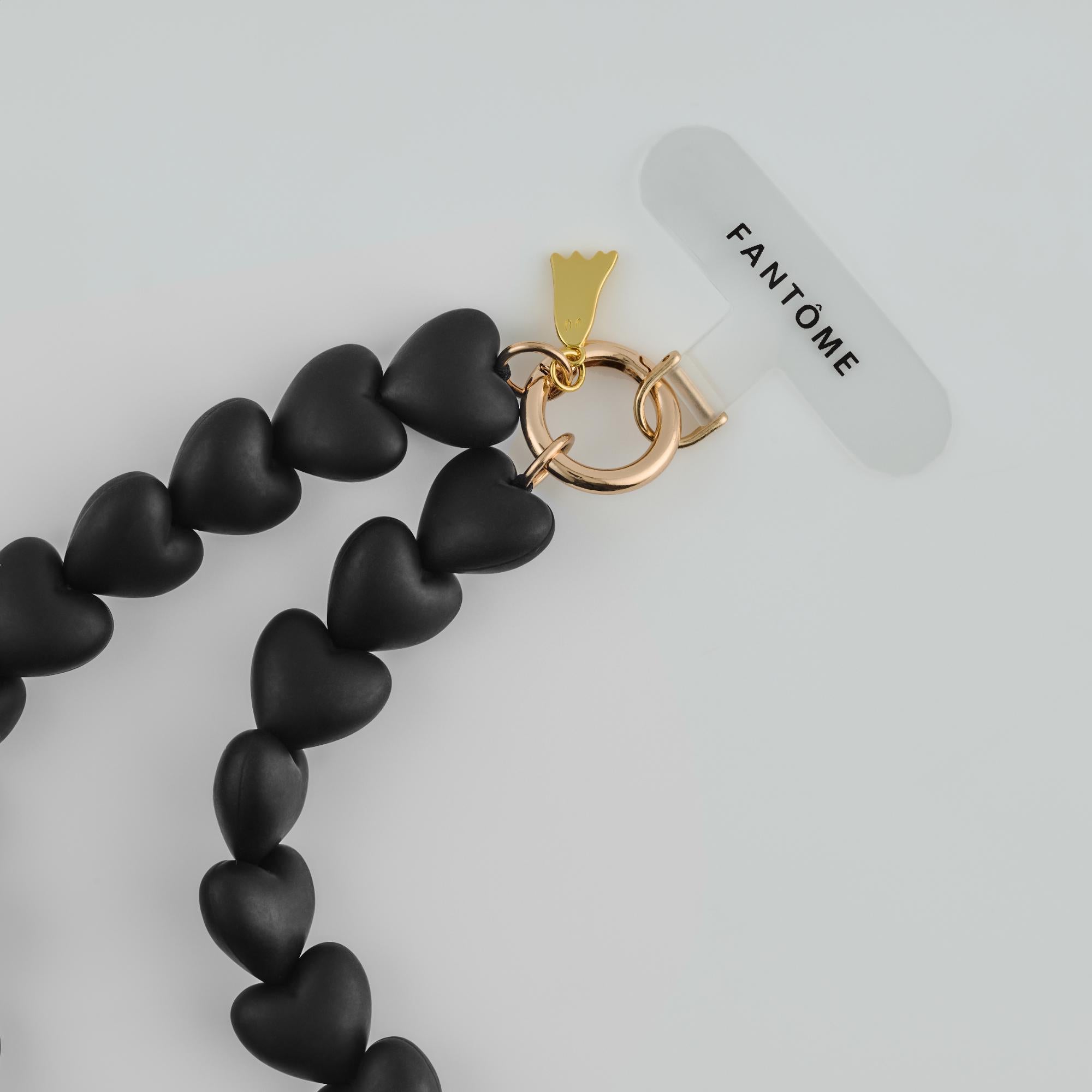 Puffy Love Hand Strap - Black
