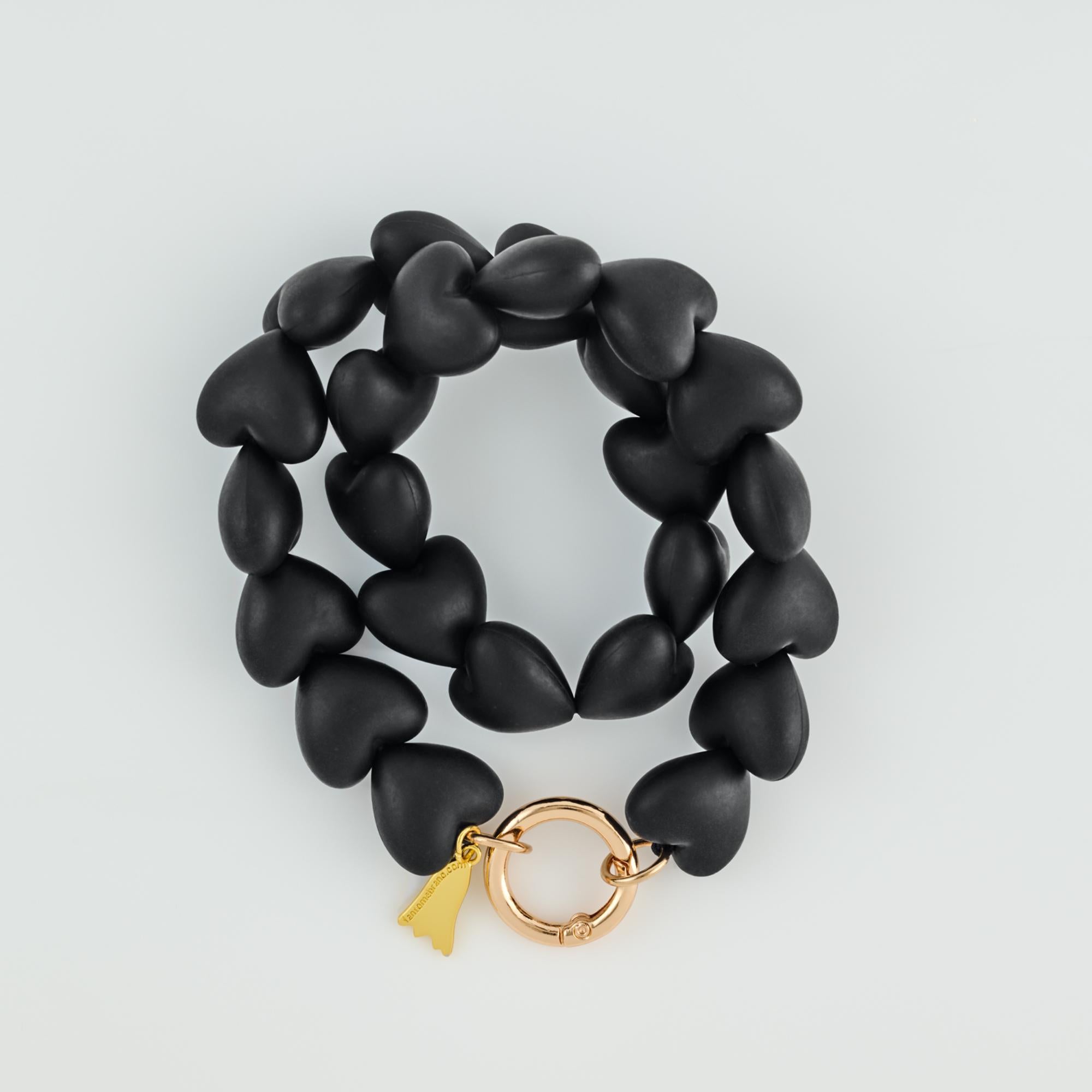 Puffy Love Hand Strap - Black