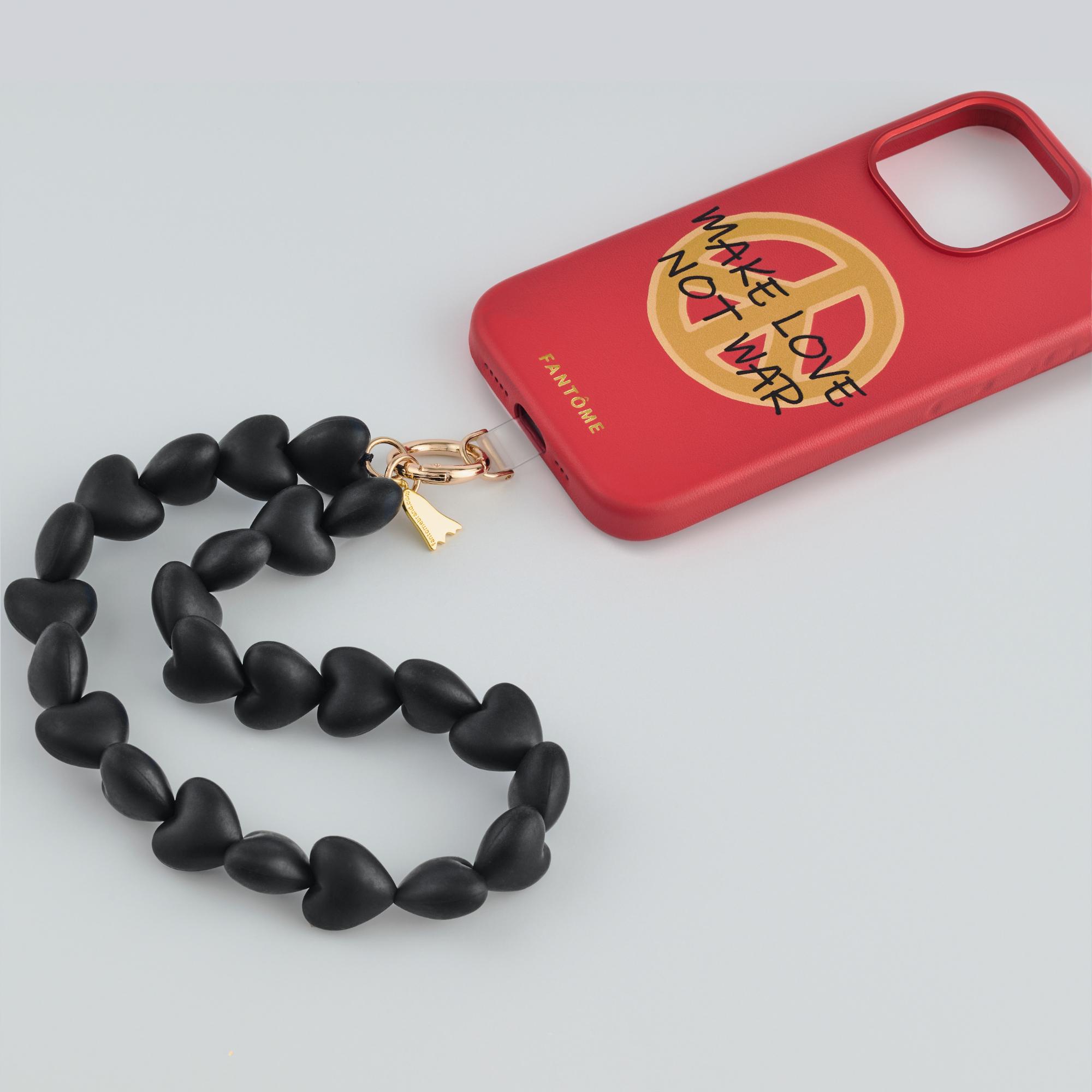 Puffy Love Hand Strap - Black