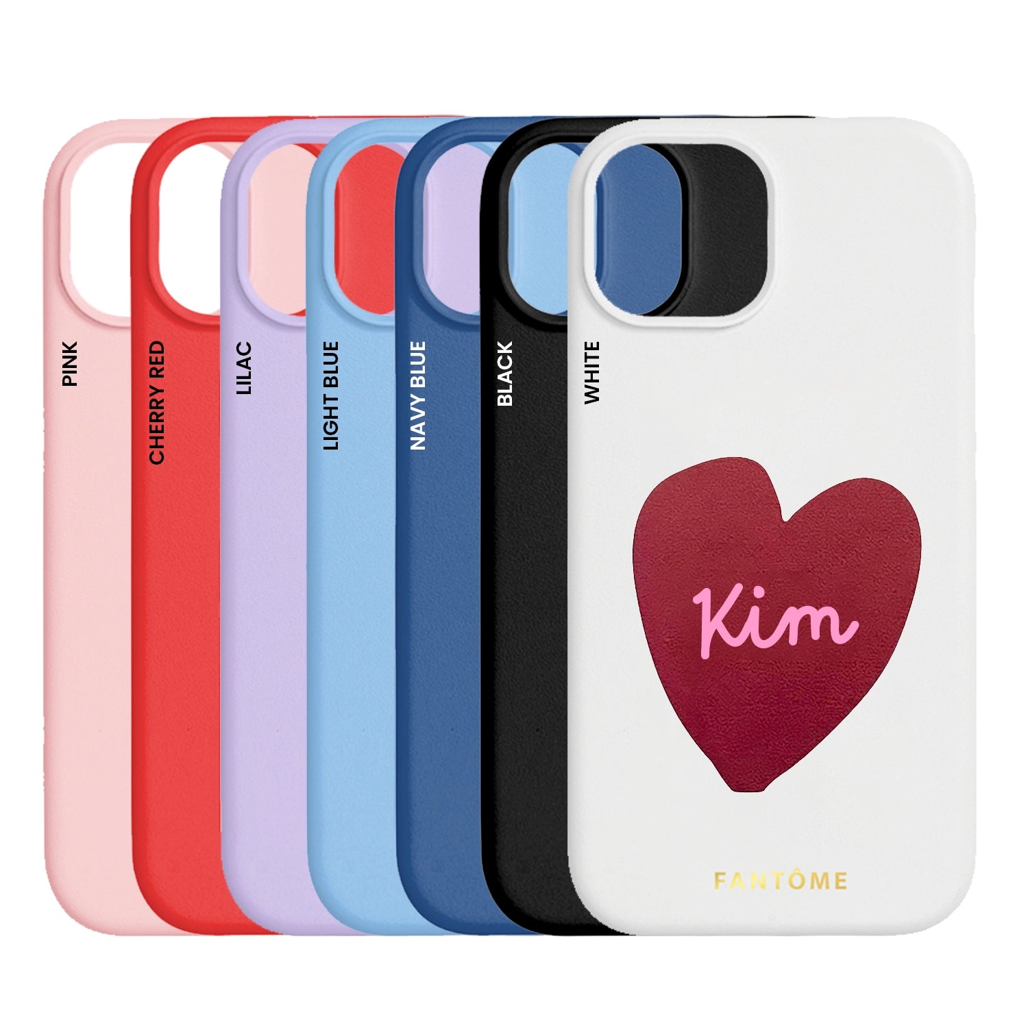 Love Heart Leather iPhone Case