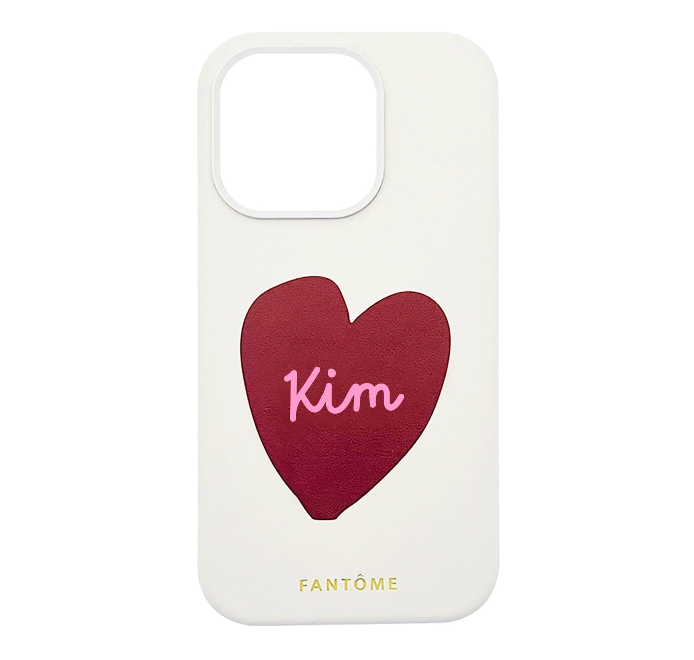 Love Heart Leather iPhone Case