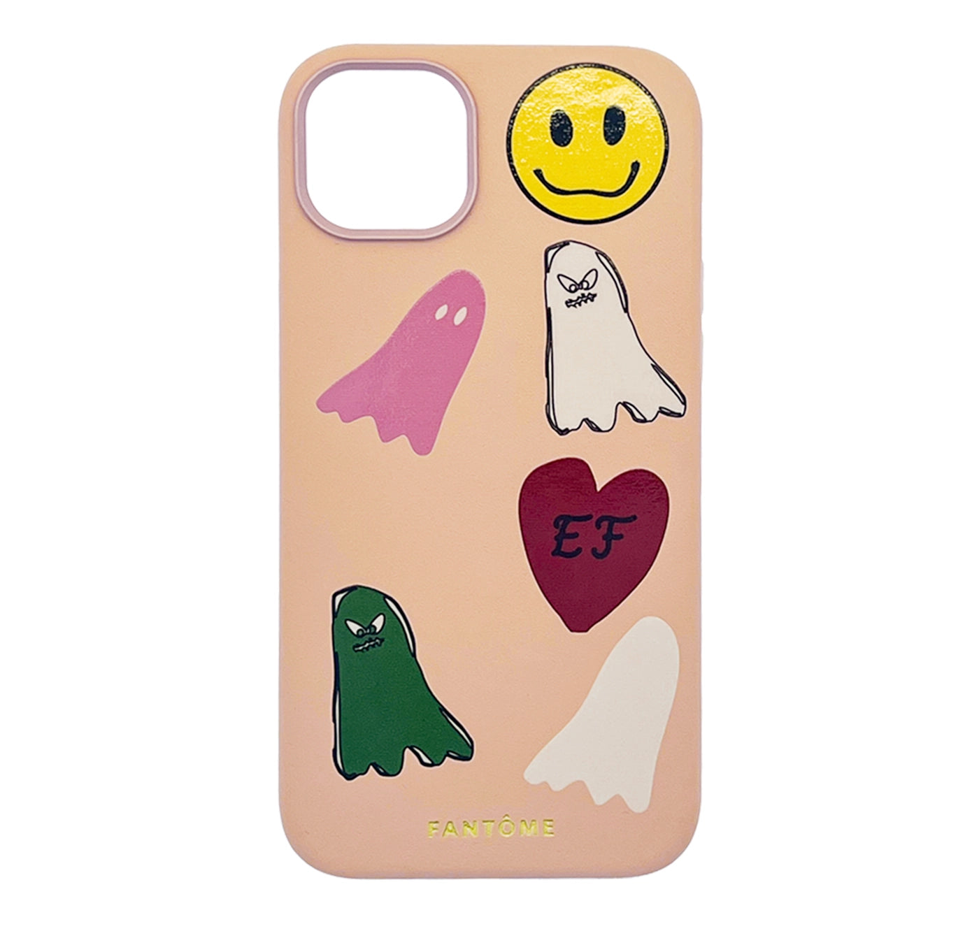 Mini Fantome Ghost Leather iPhone Case