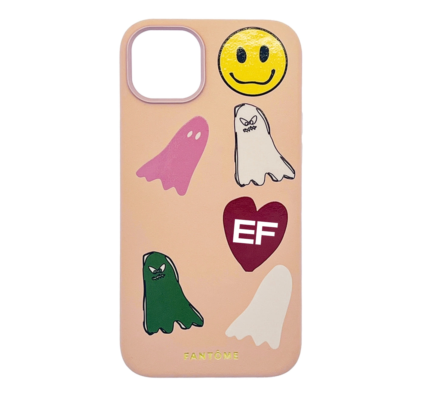 Mini Fantome Ghost Leather iPhone Case
