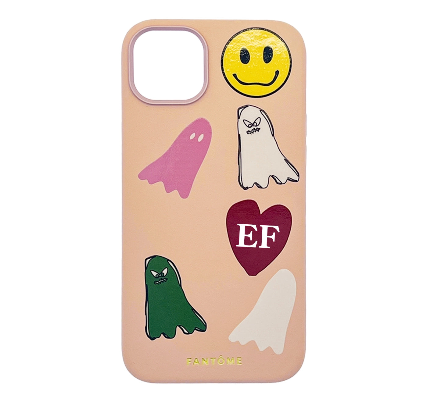 Mini Fantome Ghost Leather iPhone Case