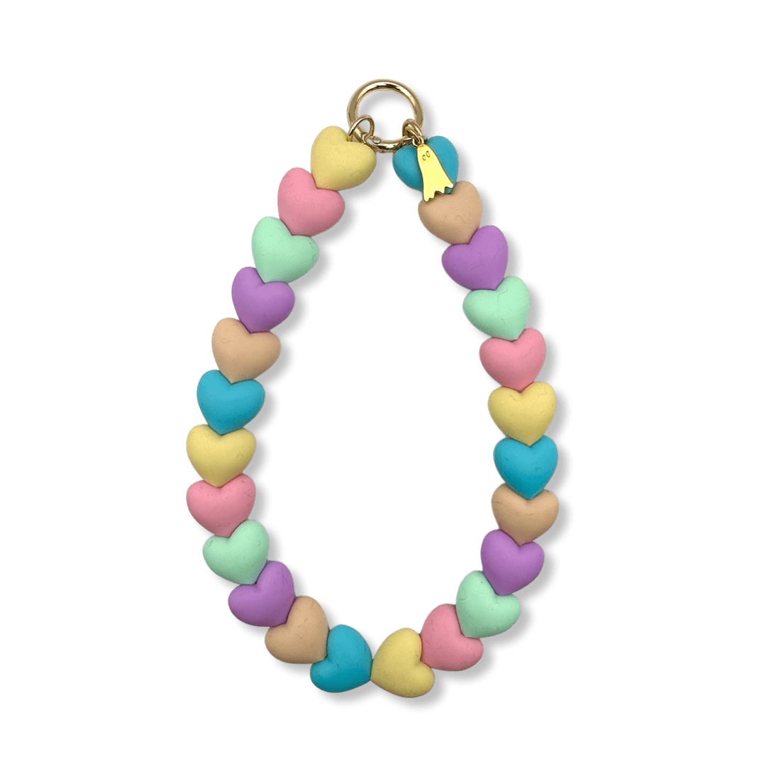 Puffy Love Wrist Strap - Pastel Power