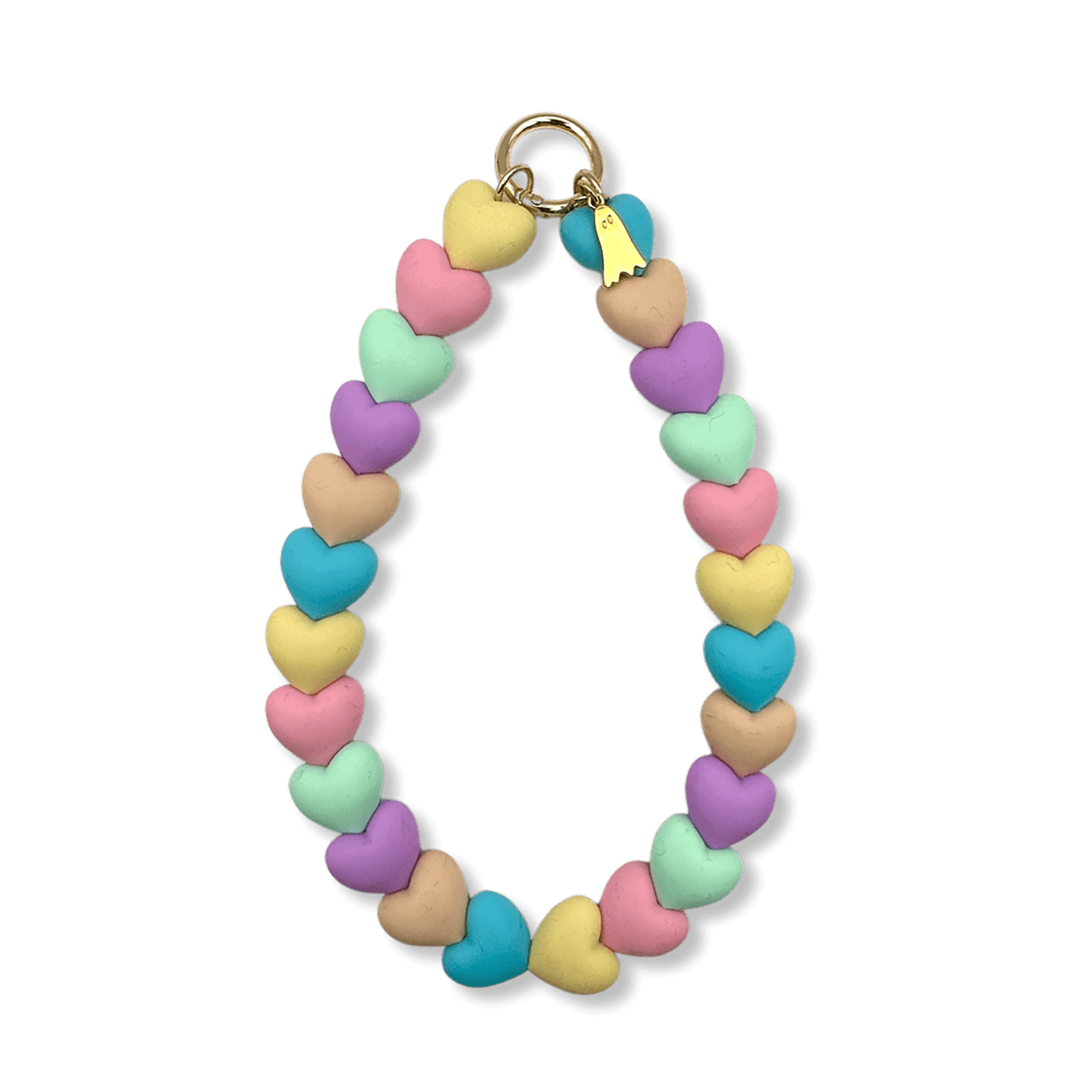 Puffy Love Wrist Strap - Pastel Power