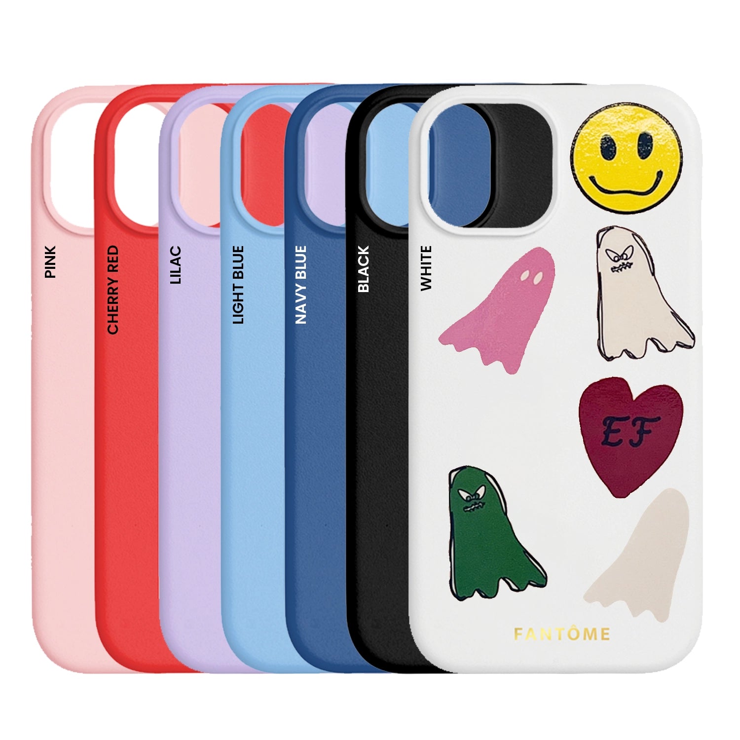 Mini Fantome Ghost Leather iPhone Case