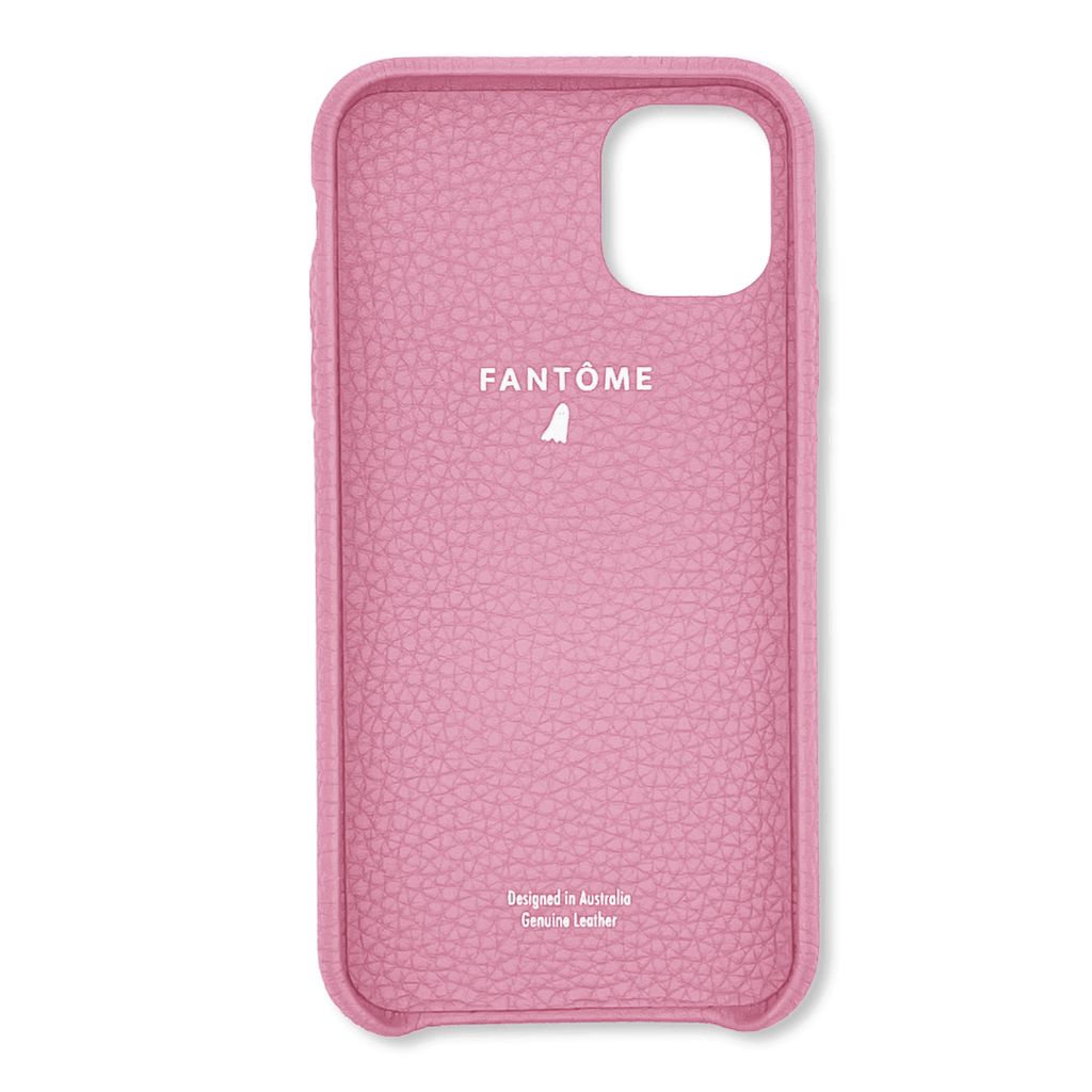 FANTOME Brand Leather iPhone Case Classic Font Leather iPhone Case