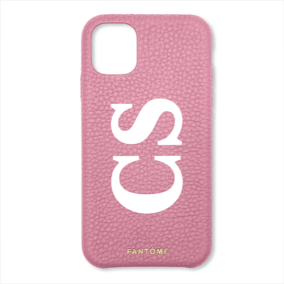 luxury personalized leather iPhone case 